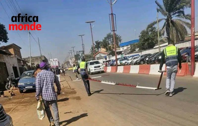 Les agents des services de contrôle à Lubumbashi 
