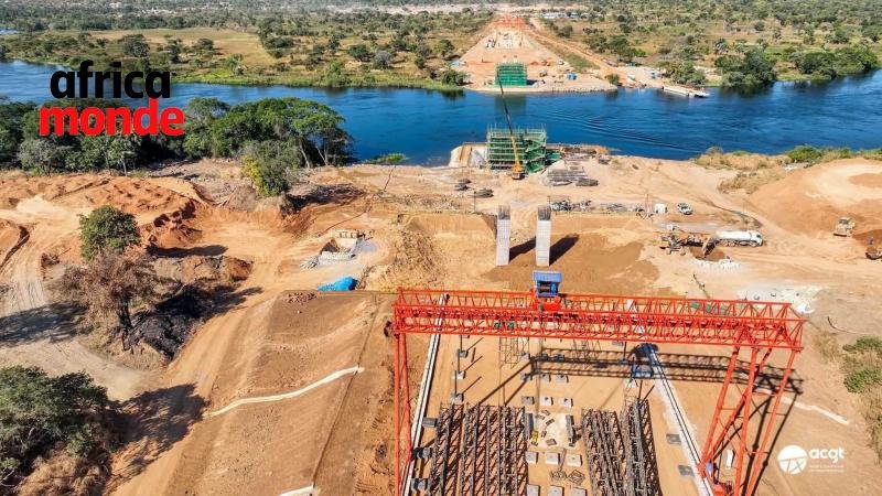 Nouveau pont frontalier reliant la République démocratique du Congo (RDC) à la Zambie