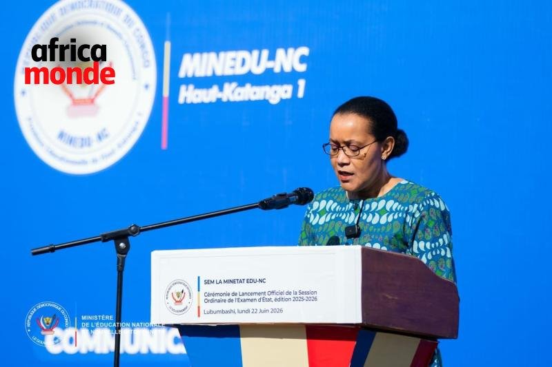 Le ministère de l'Éducation nationale et Nouvelle Citoyenneté, dirigé par la ministre Raïssa Malu Dinanga
