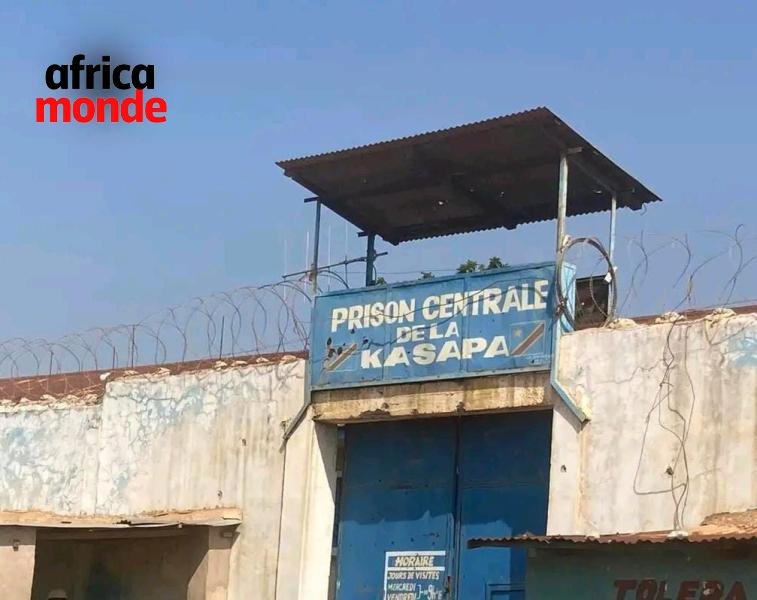 La prison centrale de kasapa dans la ville de Lubumbashi 