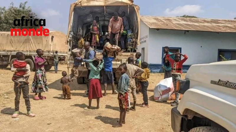 Réfugiés congolais rapatriés volontairement depuis la Zambie