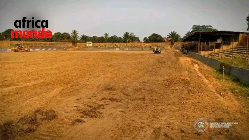 Des travaux de réhabilitation du Stade des Jeunes de Kananga. 