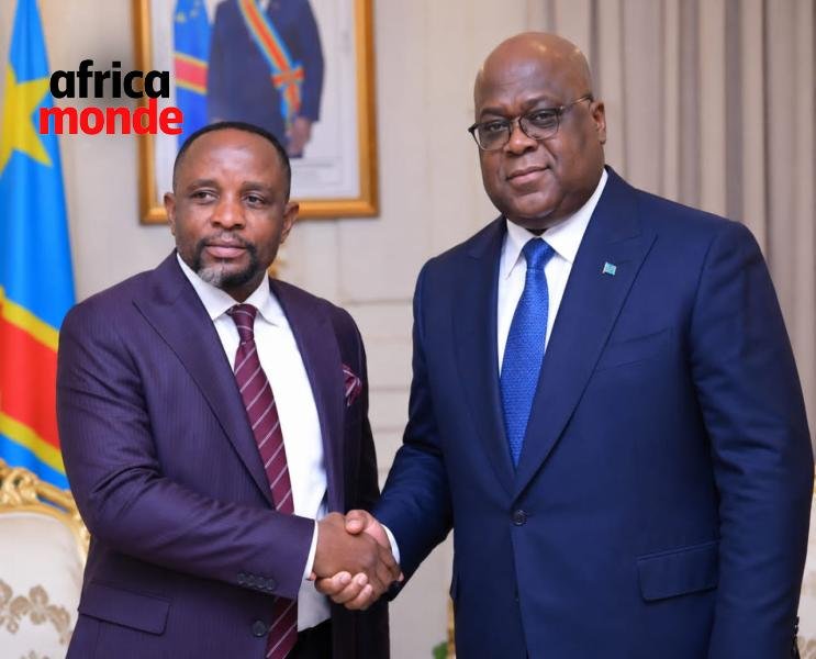 Maître Guy Kalenga et me président Felix Tshisekedi 