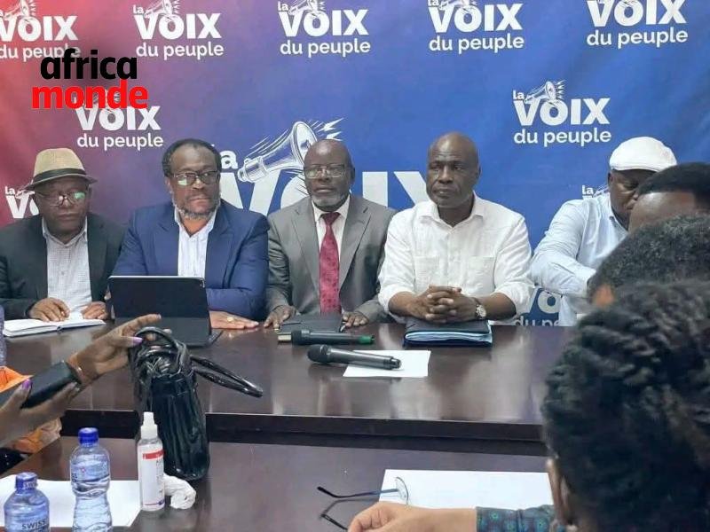 Les membres dela coalition C64 à Kinshasa 