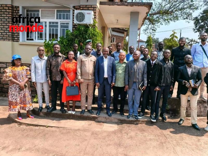 Les journalistes dela province du Tanganyika , ville de kalemie 