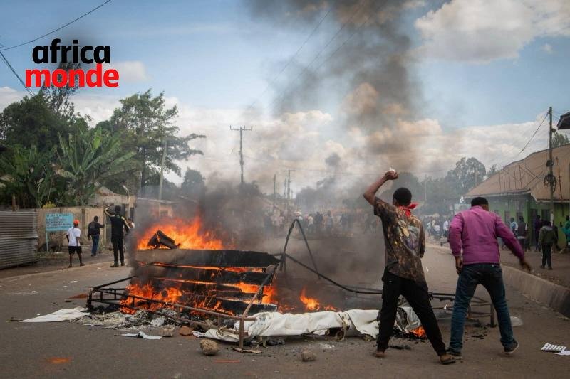 Les manifestants à Fizi dans la province du sud Kivu 