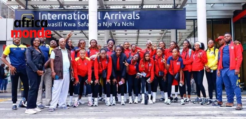 Les Léopards seniors dames de volleyball de la République démocratique du Congo 