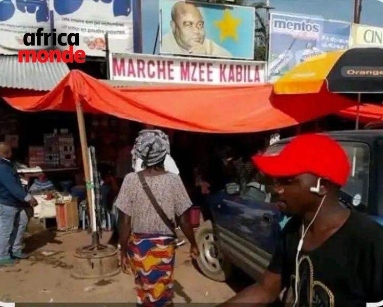 Le marché Mzee kabila dans la ville de Lubumbashi 