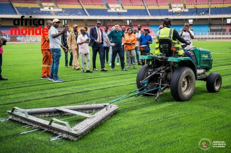 Les experts dela FIFA au stade des Martyrs de Kinshasa 
