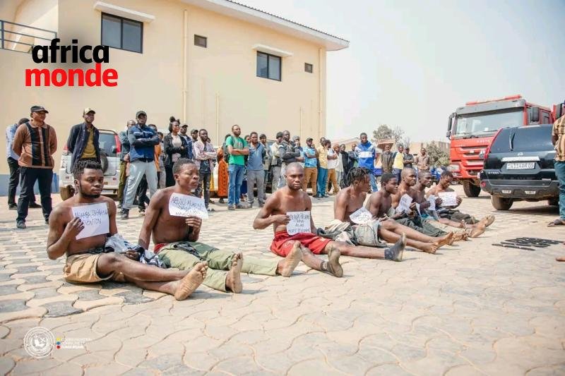 Trois réseaux présumés de bandits qui opéraient dans les secteurs de Tenke, Kafwaya et Fungurume.