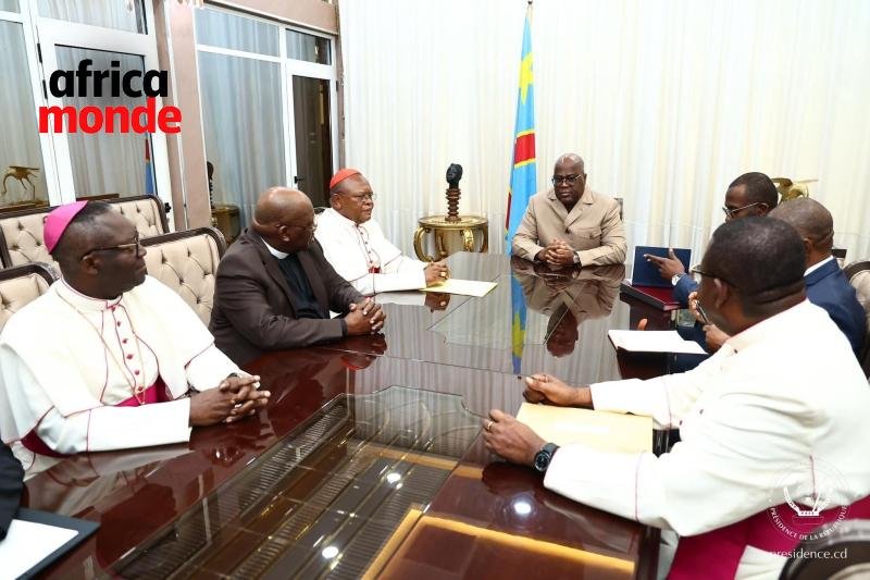 Le président de la République démocratique du Congo, Félix Tshisekedi, et la Cenco et ECC 