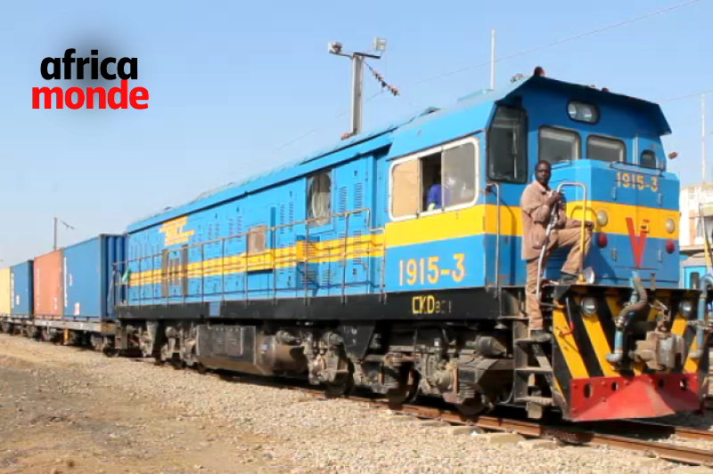 Le lancement du train Hirondelle, Lubumbashi - Ilebo