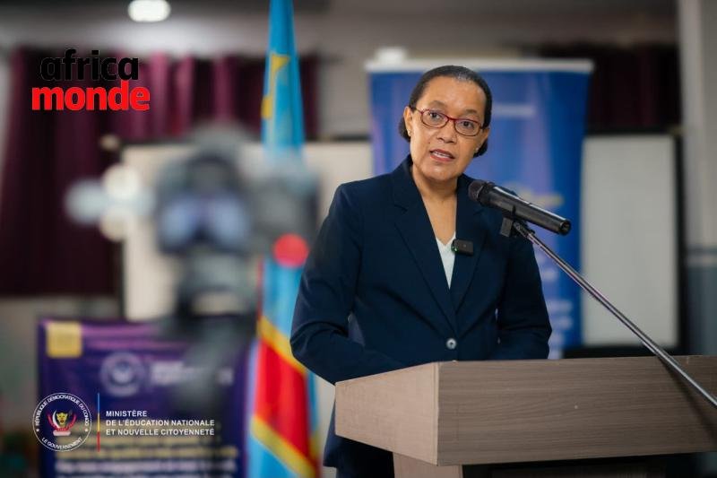 La ministre d’État, ministre de l’Éducation nationale et Nouvelle Citoyenneté, Raïssa Malu