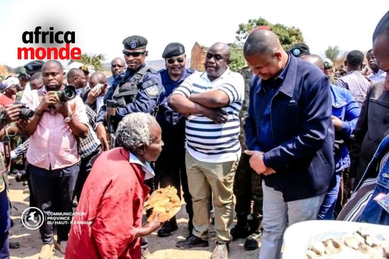 Le gouverneur Martin kazembe et les déplacés de guerres 