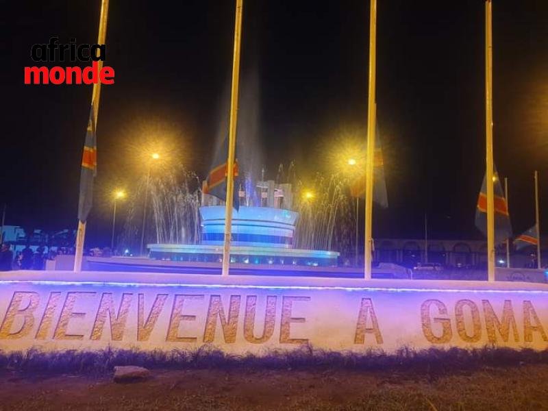 La ville de goma la nuit, photo Crédit @