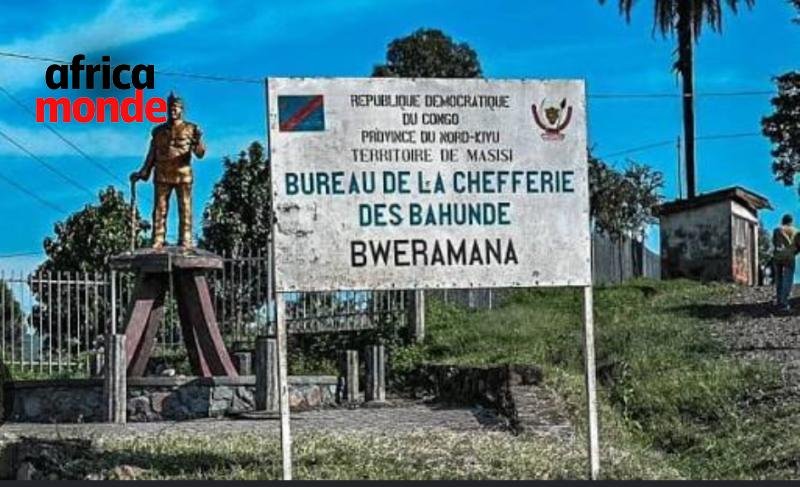 le bureau dela chefferie de Bweremana à Masisi 