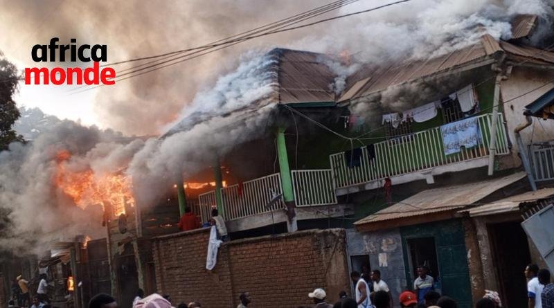 Des maisons incendies dans ville de Bukavu 