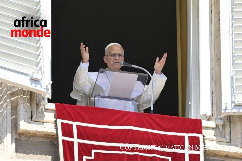 Le pape Léon XIV lors dela célébration 