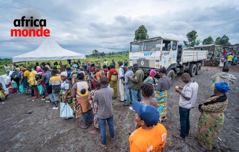 La population de Mpinga Nord lors dela distribution 