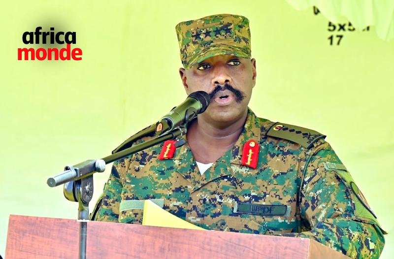 Le général Muhoozi Kainerugaba, chef des Forces de défense du peuple ougandais (UPDF) 