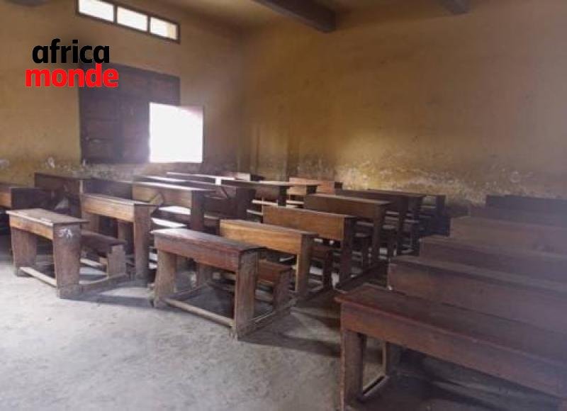 Une salle de classe dans le territoire de Lubutu, au Maniema. 