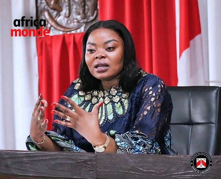 Madame Joyce Tunda , maire de la ville de Lubumbashi 