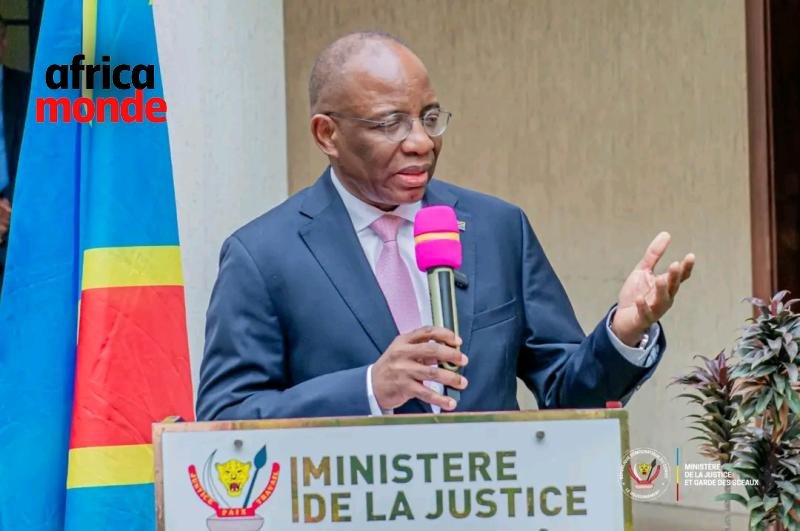 Le ministre d’État, ministre de la Justice et Garde des Sceaux, Guillaume Ngefa