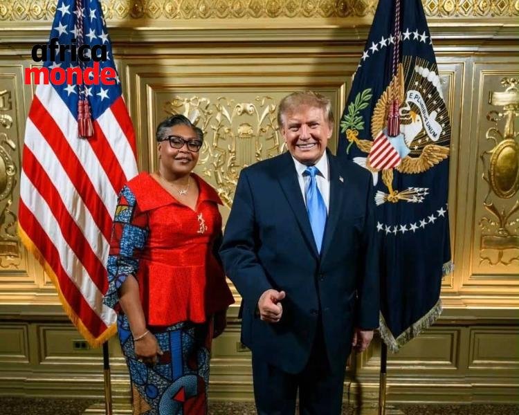 La première ministre Judith Suminwa Tuluka, et Donald Trump 