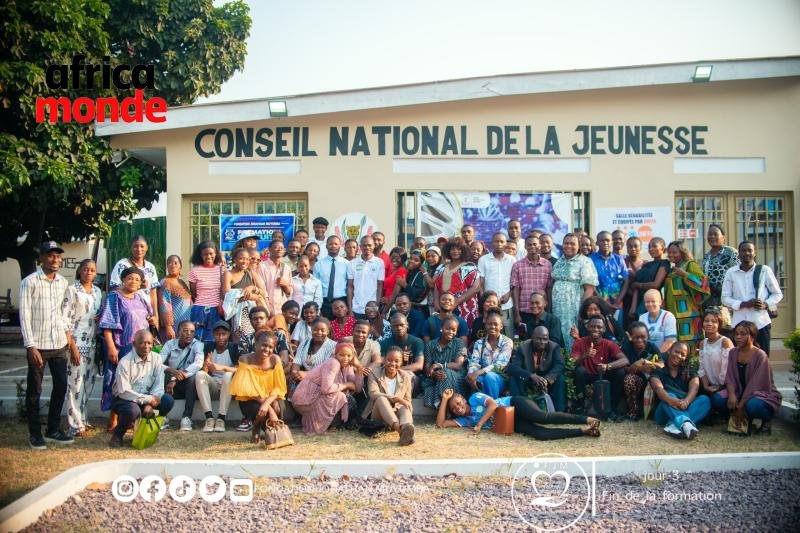 Les participants lors dela clôture dela formation en savonnerie 