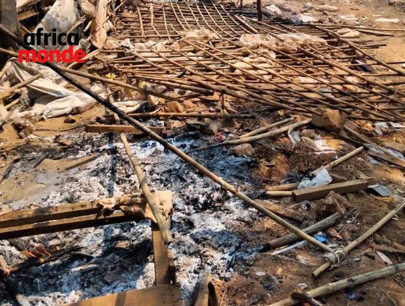 Le marché de Kakanda, situé dans la province du Lualaba, a été incendié