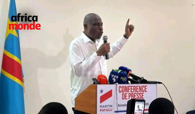 L'opposant Martin Fayulu et membre de la coalition C64