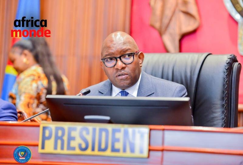 Le président du sénat, Jean-Michel Sama Lukonde