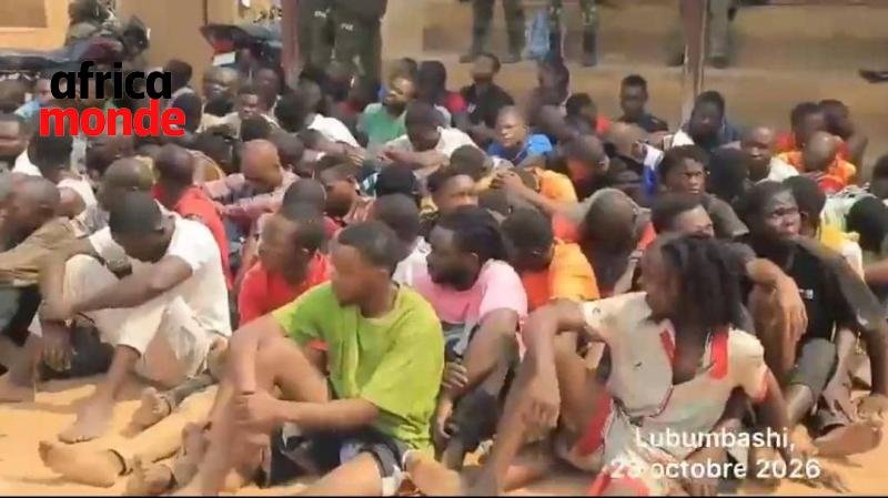 Des jeunes interpellés dans le quartier Katuba Foyer, à Lubumbashi