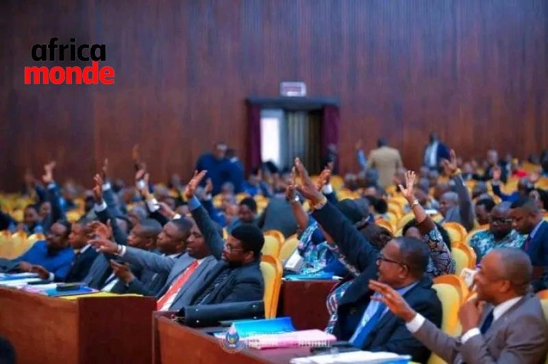 Les députés nationaux dans la salle des plénière 