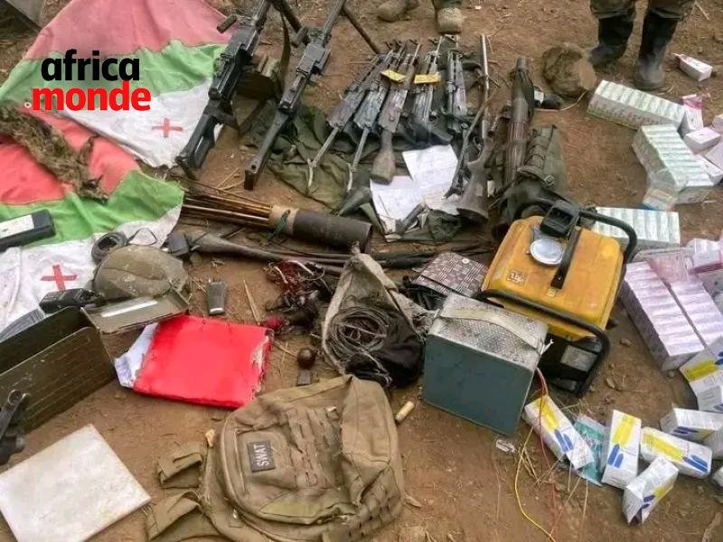 Les effets militaires des miliciens Maï-Maï Bakata Katanga 