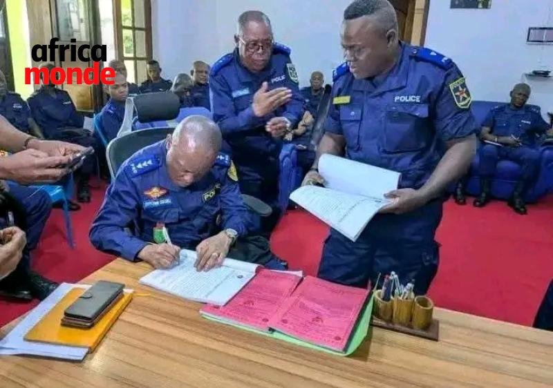 la Police nationale congolaise (PNC) à Kolwezi